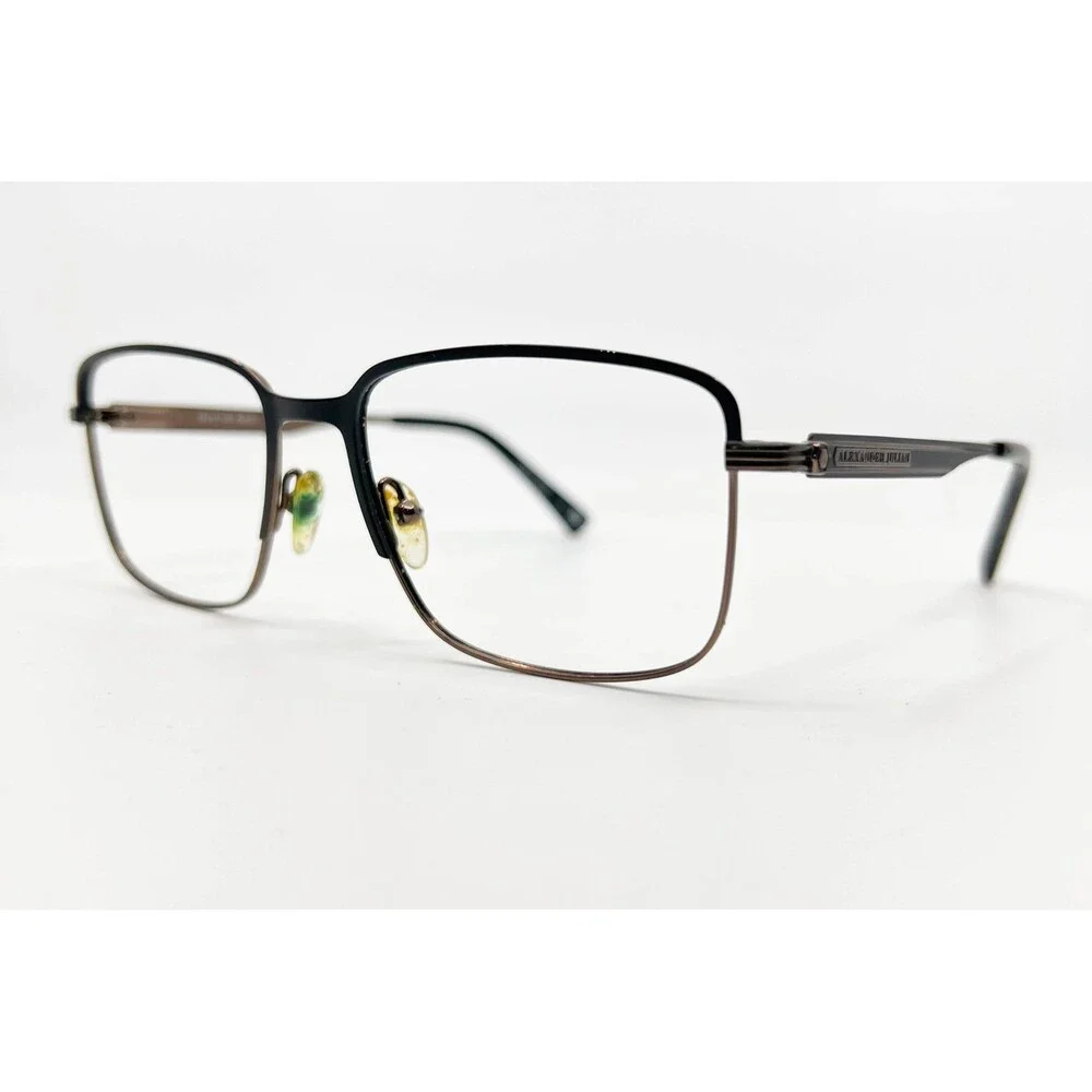 Colours by Alexander Julian Eyeglasses Mens Black Wintory Square 53-17-140